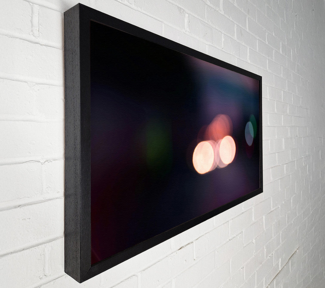  A Canvas Print of Peach City Lights Canvas Art