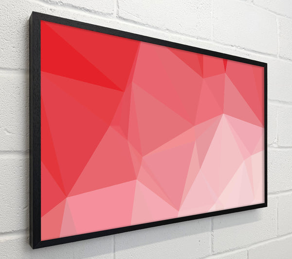 Crimson Geometric Abstract