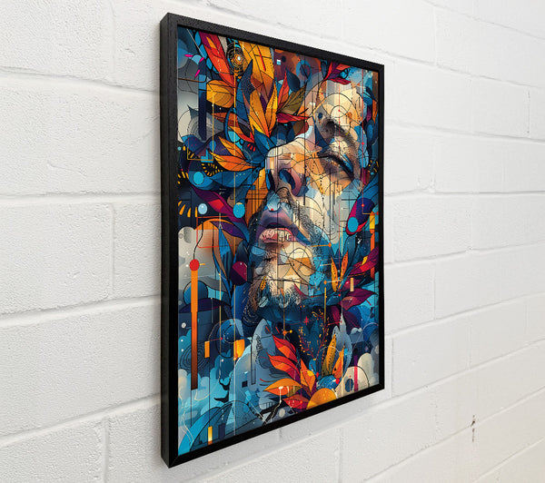 Blue And Orange Bloom