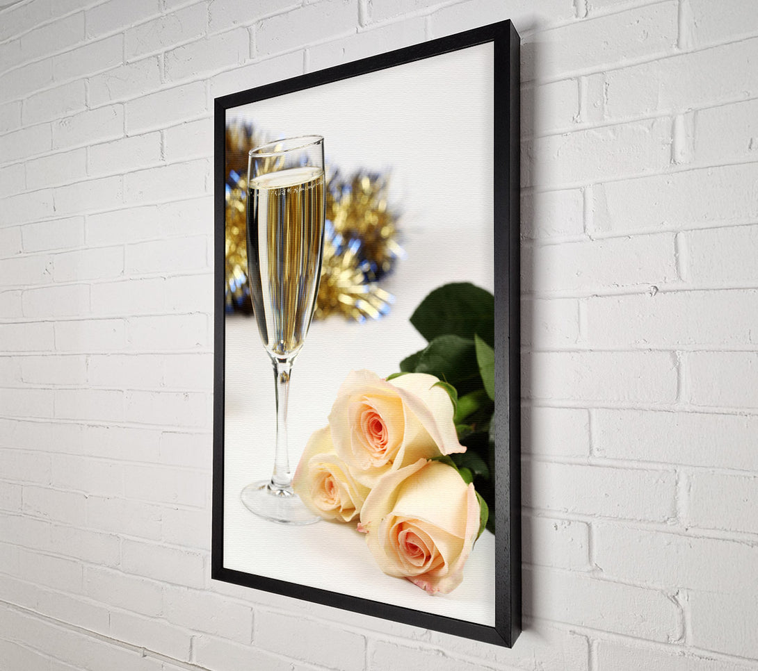  A Canvas Print of Champagne (1) Canvas Print