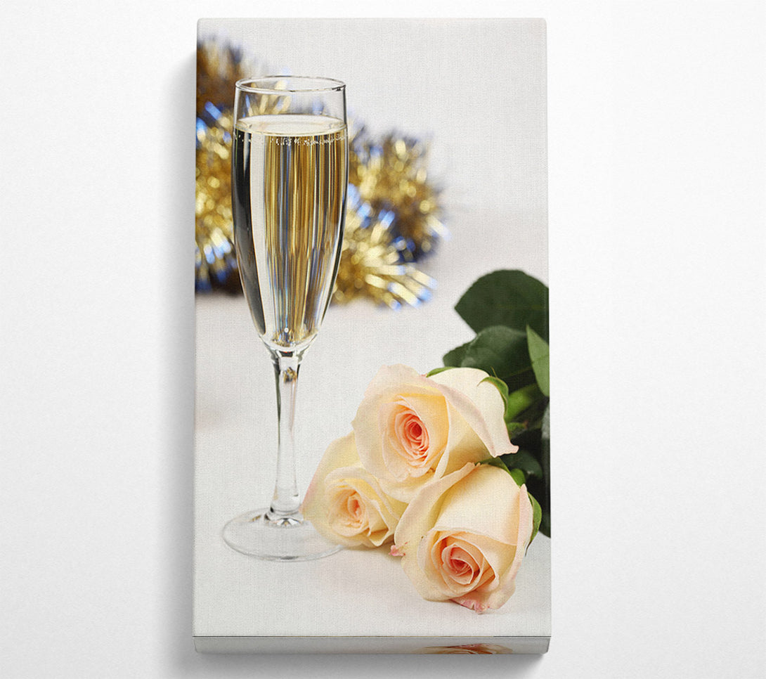  A Canvas Print of Champagne (1) Canvas Print