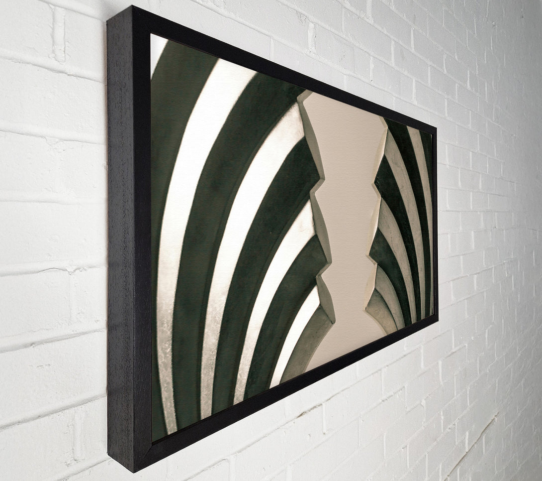  A Canvas Print of Silver Wave Abstract Canvas Art