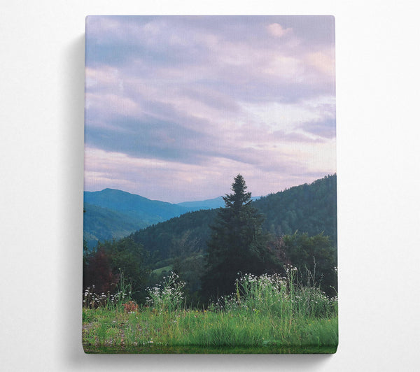  A Canvas Print of Lavender Mountain Dreams Canvas Print