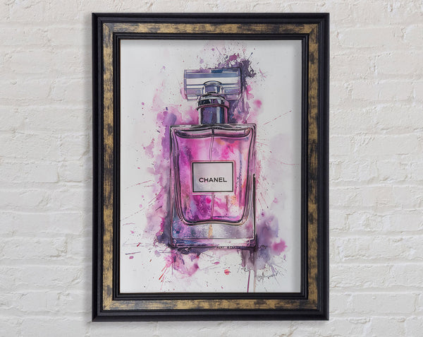 Chanel Explosion Framed Print