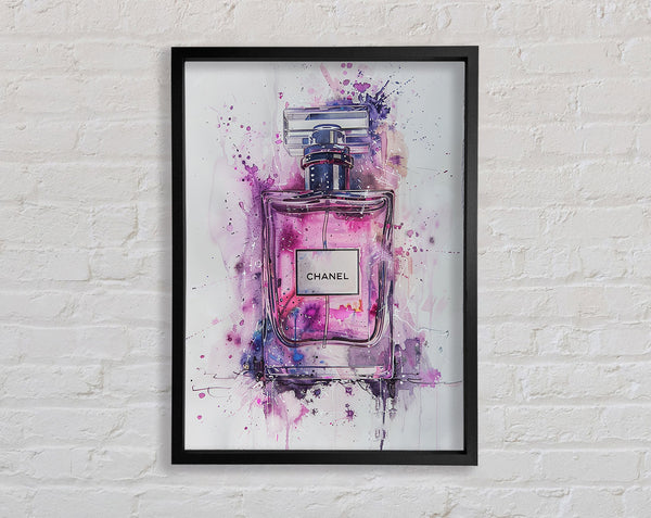 Chanel Watercolour Framed Print