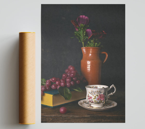 Orange Still Life Poster