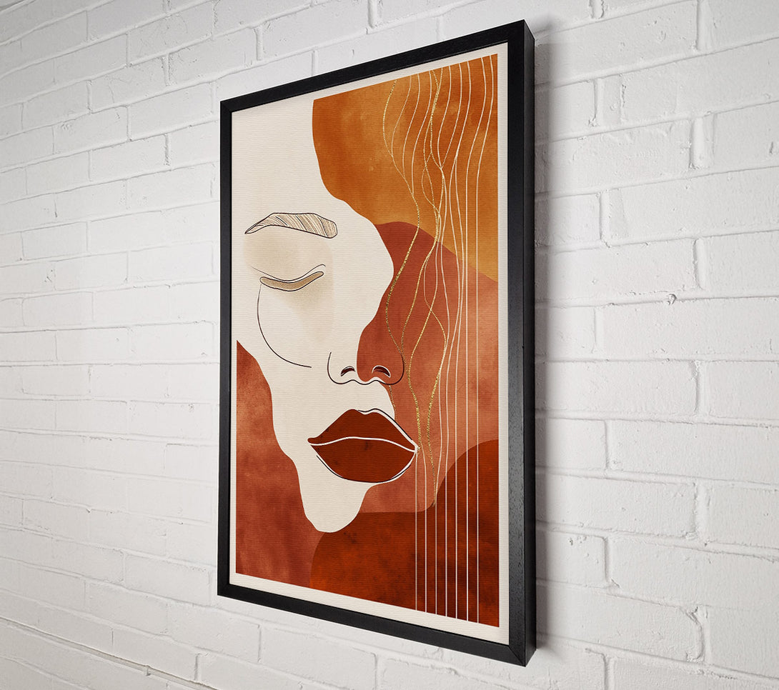  A Canvas Print of Rust And Gold Dreams Canvas Print