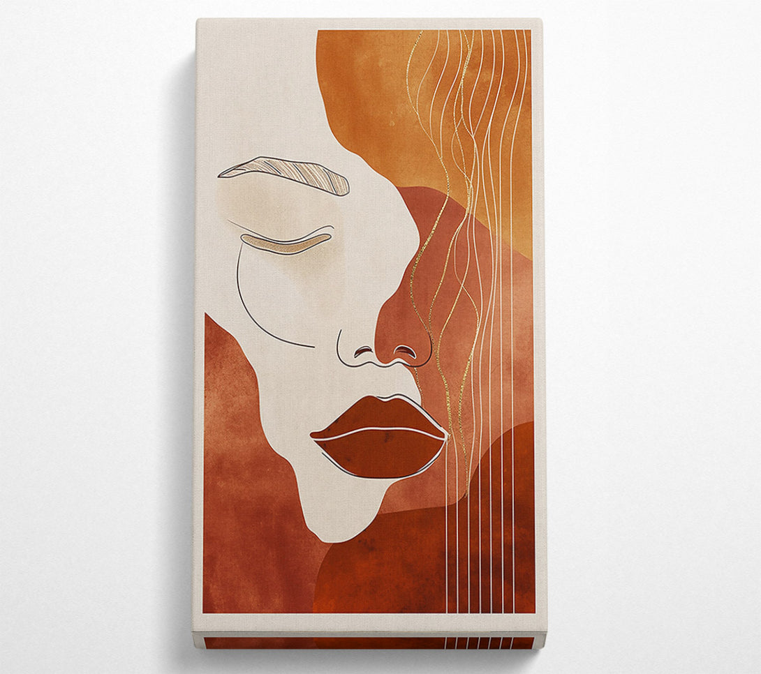  A Canvas Print of Rust And Gold Dreams Canvas Print