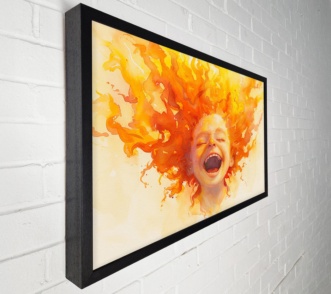  A Canvas Print of Golden Laughter Canvas Print