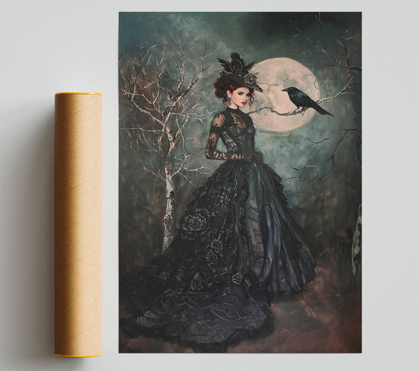 Black Moon Shadow Giclee Print