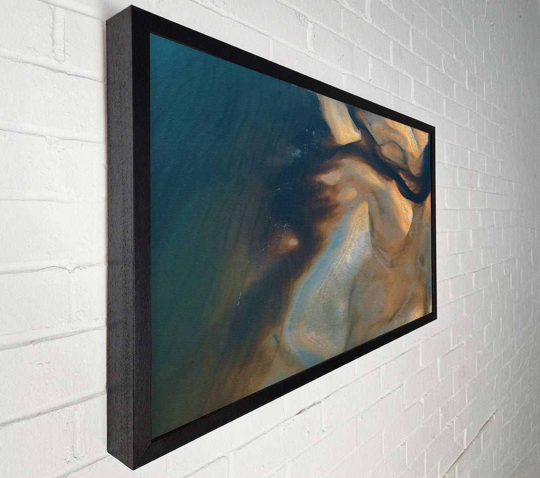  A Canvas Print of The Blue Sandscape Canvas Print