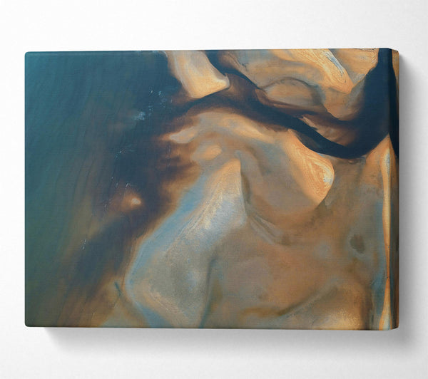  A Canvas Print of The Blue Sandscape Canvas Print