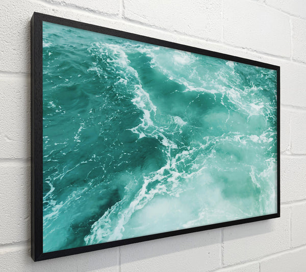 Aqua Ocean Swirl