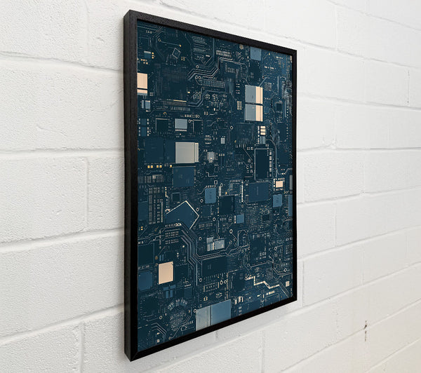Teal Circuitry Dreams