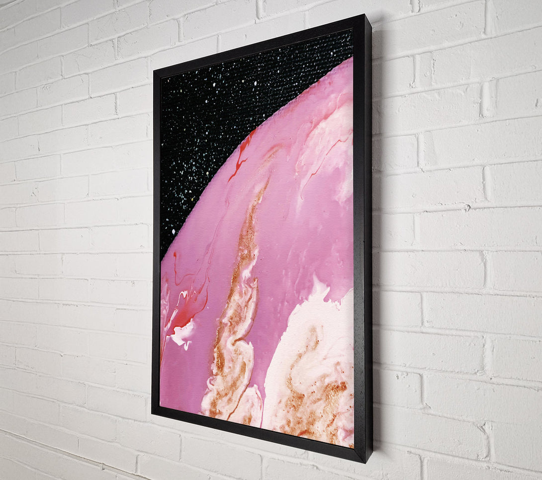  A Canvas Print of Pink Cosmic Swirl Canvas Print