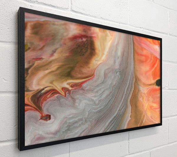 Orange Swirls Of Color