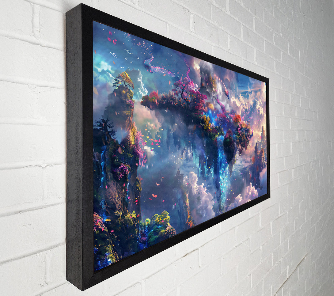  A Canvas Print of Azure Sky Paradise Canvas Print