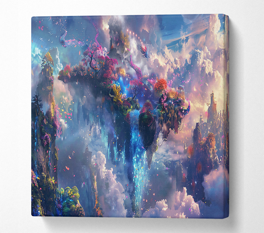 A Canvas Print of Azure Sky Paradise Canvas Print