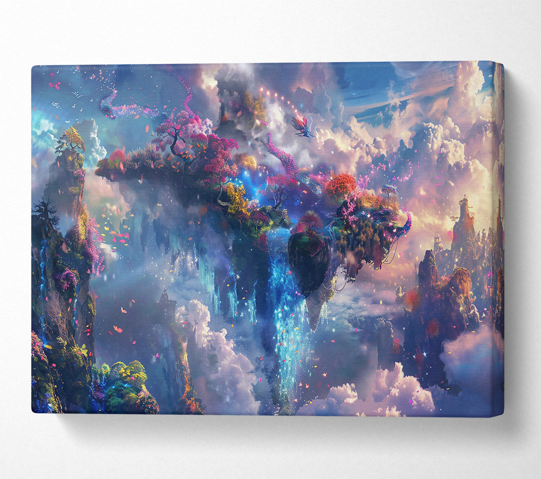  A Canvas Print of Azure Sky Paradise Canvas Print