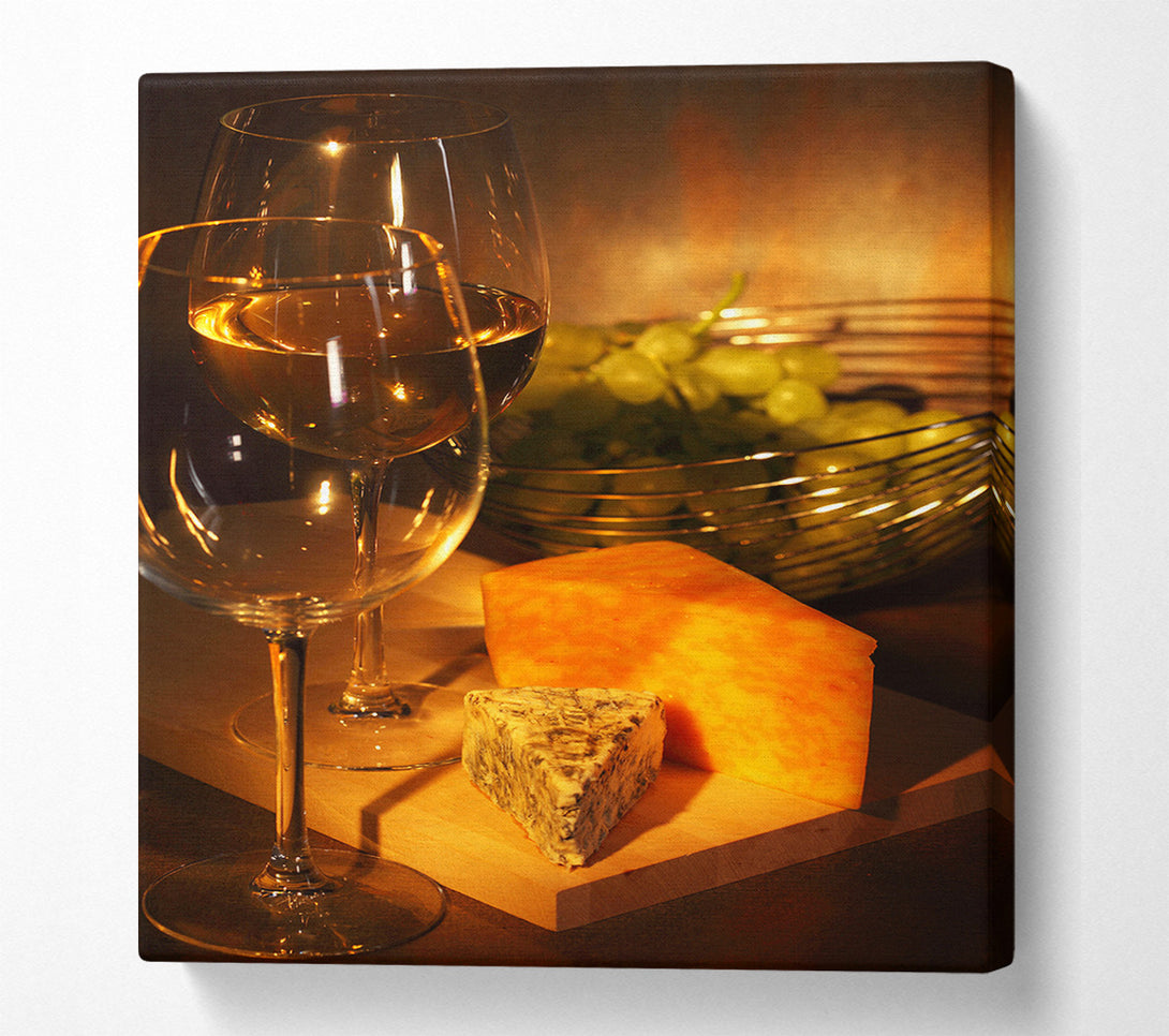  A Canvas Print of Cheese Board Canvas Wall Art