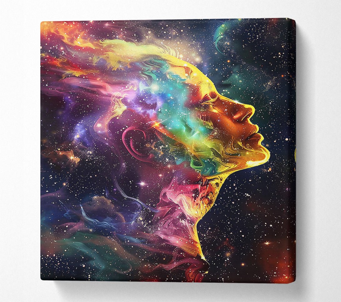  A Canvas Print of Golden Cosmic Dream Canvas Print