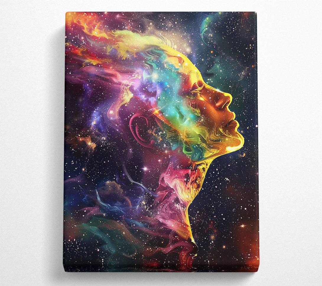  A Canvas Print of Golden Cosmic Dream Canvas Print