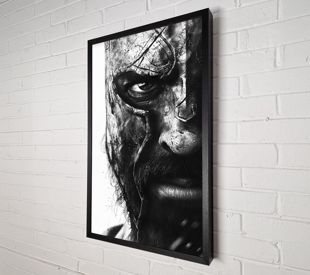  A Canvas Print of The Grey Gaze Canvas Wall Art