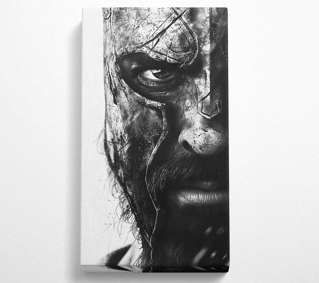  A Canvas Print of The Grey Gaze Canvas Wall Art