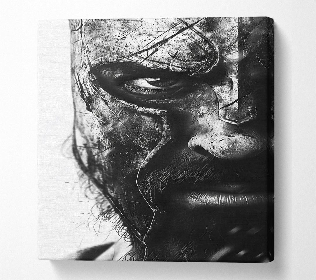  A Canvas Print of The Grey Gaze Canvas Wall Art