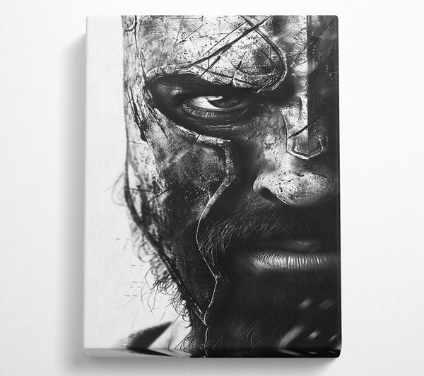  A Canvas Print of The Grey Gaze Canvas Wall Art