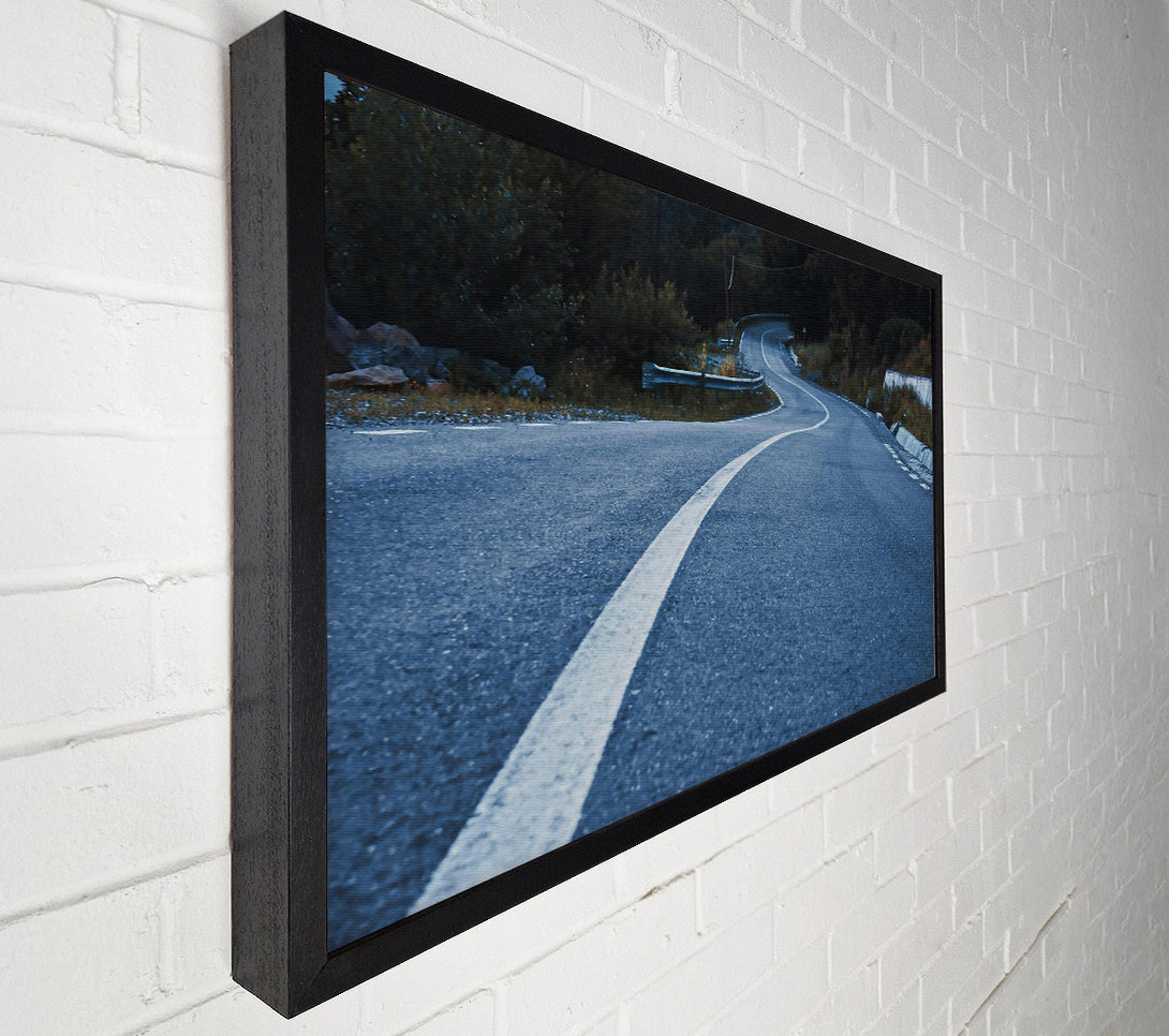  A Canvas Print of Blue Road Ahead Canvas Wall Art
