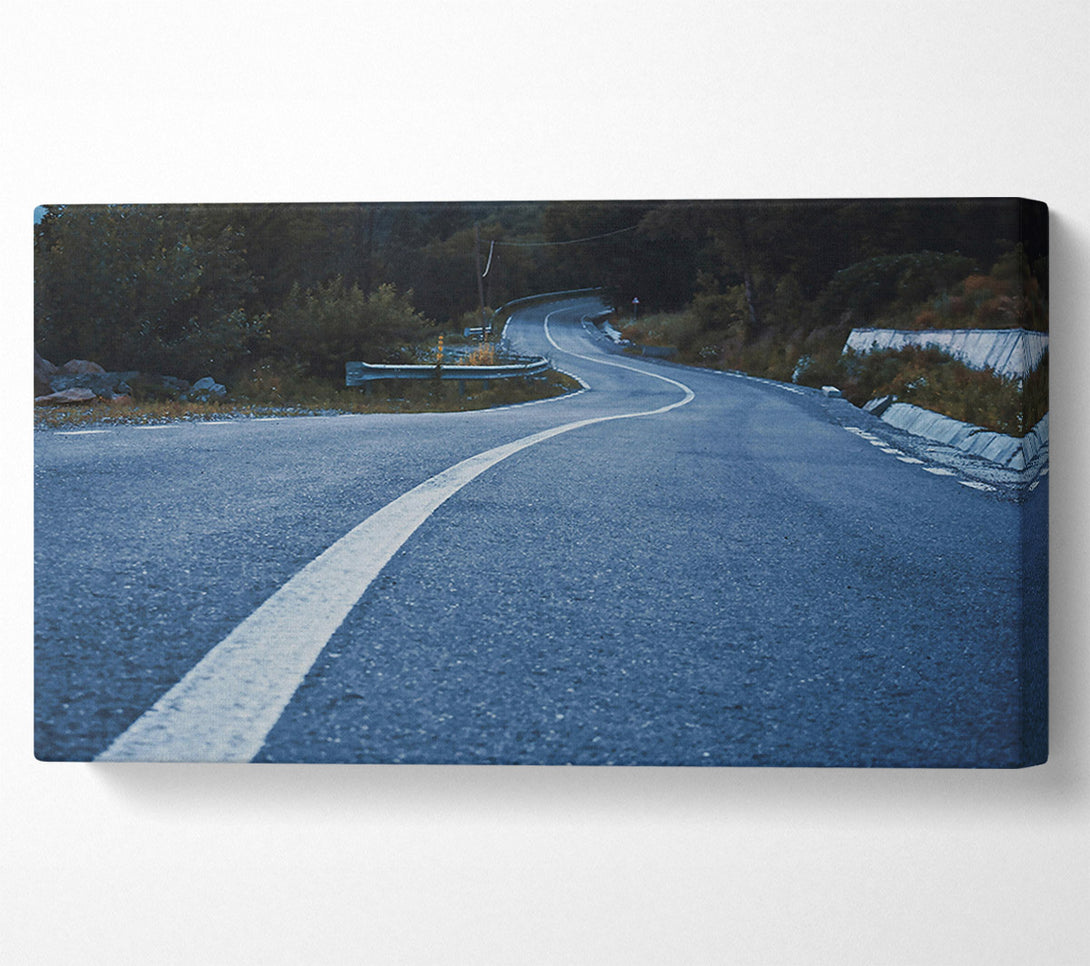  A Canvas Print of Blue Road Ahead Canvas Wall Art