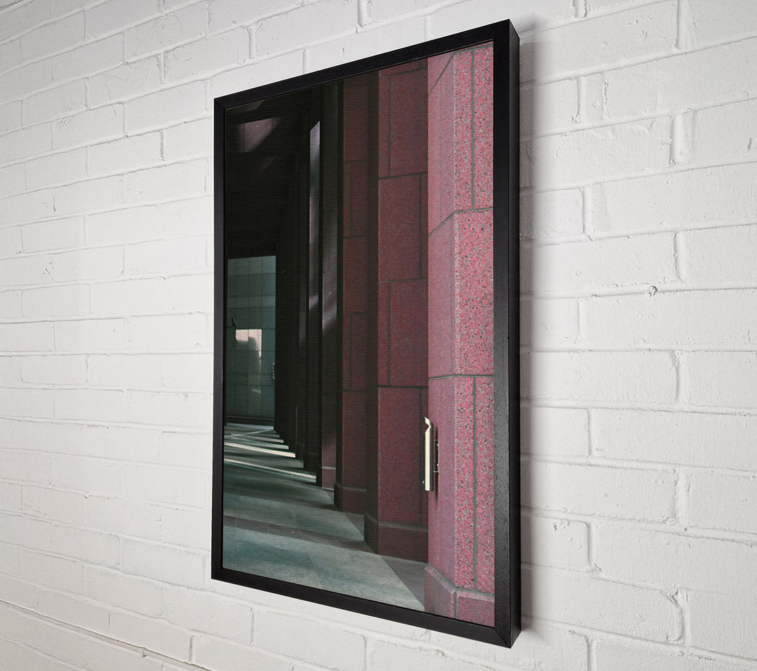  A Canvas Print of The Crimson Columns Canvas Print