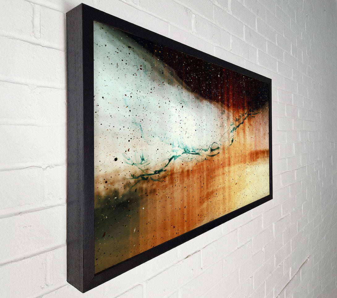 A Canvas Print of Rust And Teal Dreams Canvas Art