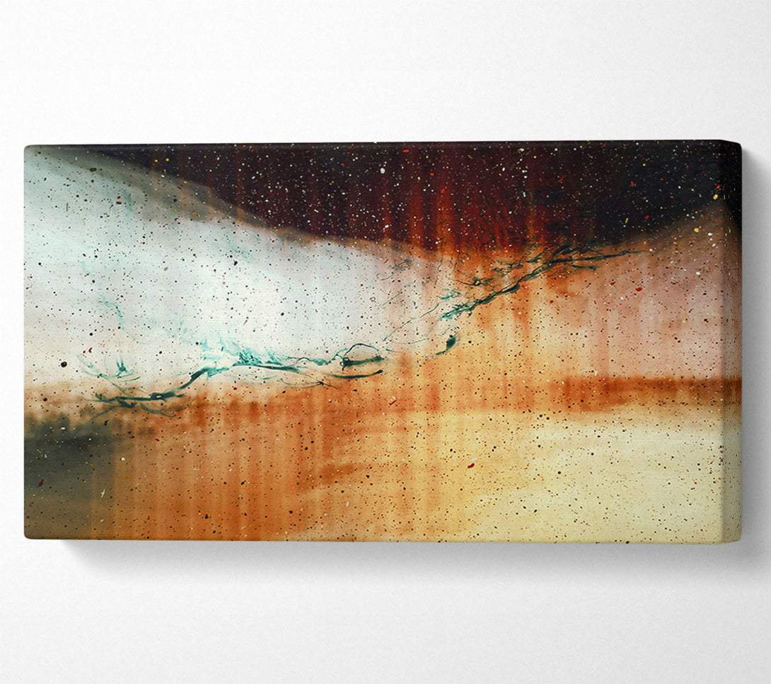  A Canvas Print of Rust And Teal Dreams Canvas Art