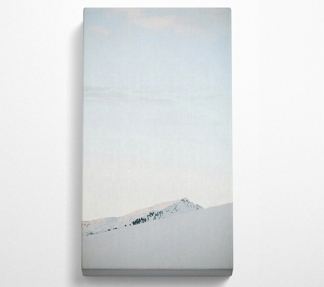  A Canvas Print of White Peak Horizon Canvas Art