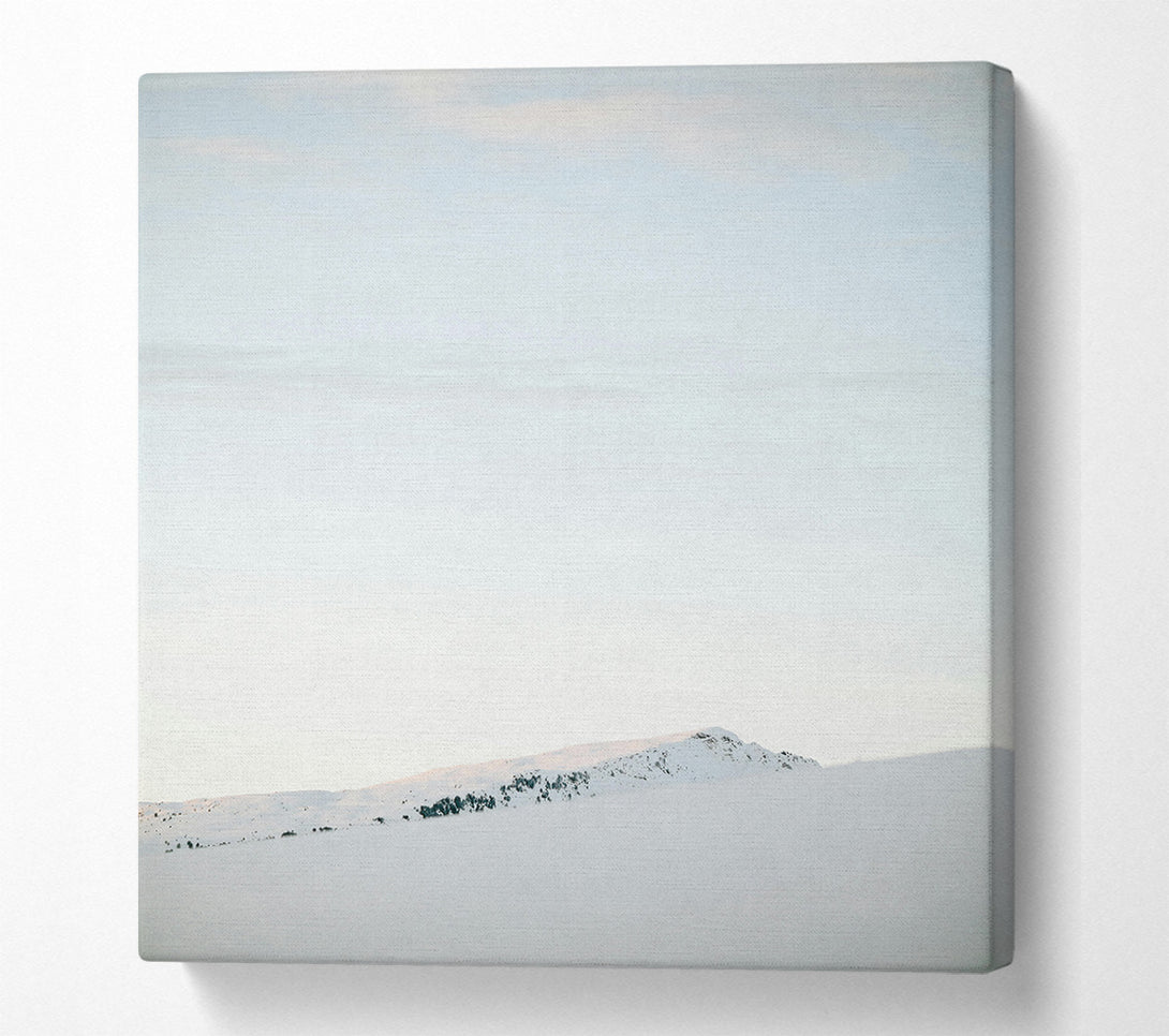  A Canvas Print of White Peak Horizon Canvas Art