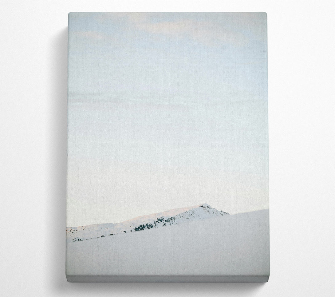  A Canvas Print of White Peak Horizon Canvas Art