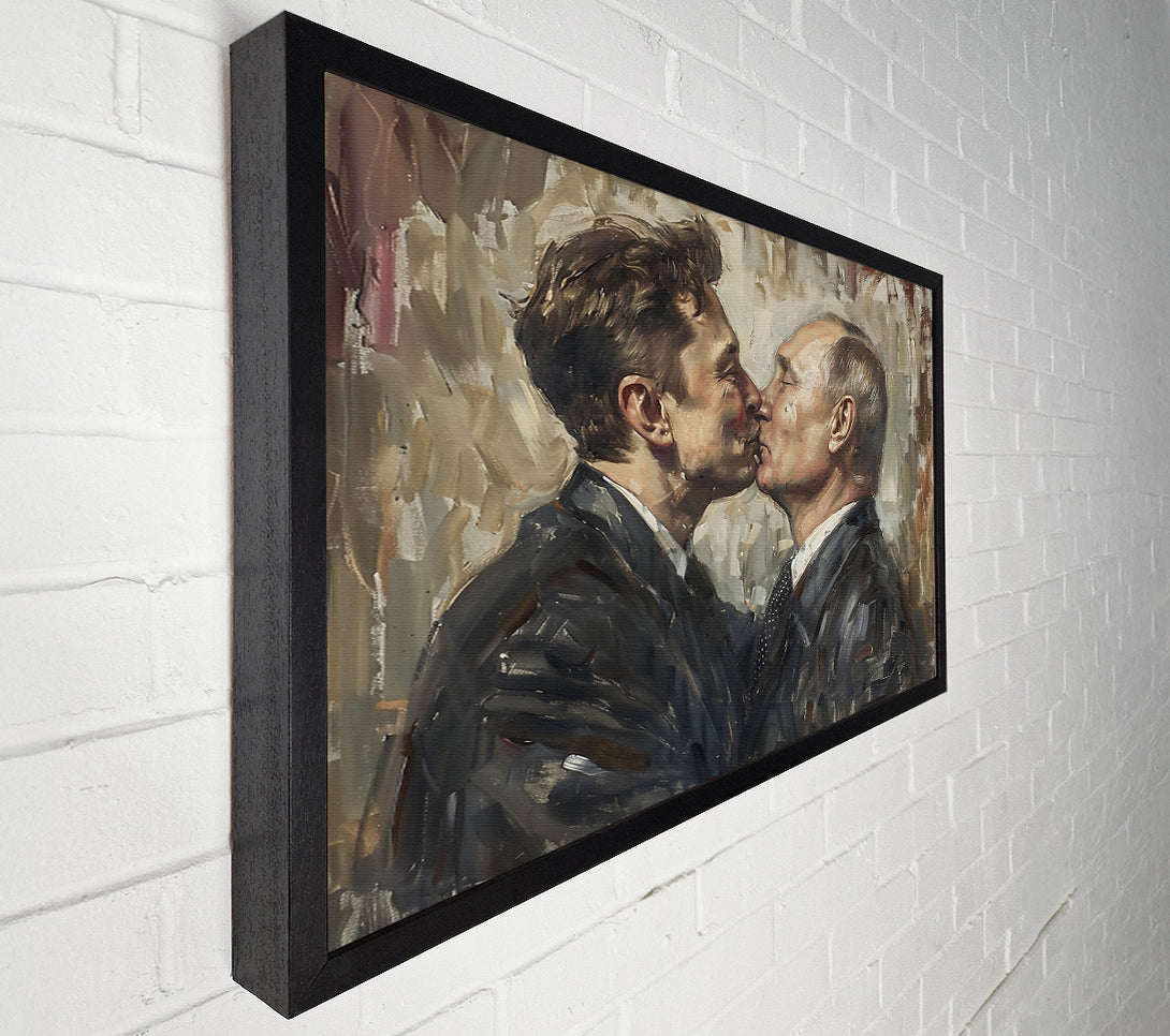  A Canvas Print of Graying Embrace Canvas Print