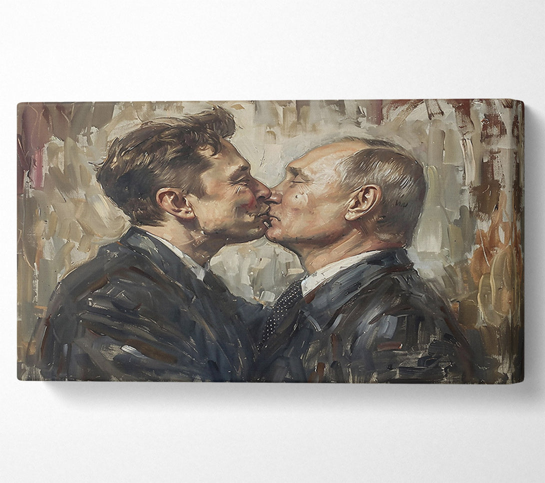  A Canvas Print of Graying Embrace Canvas Print