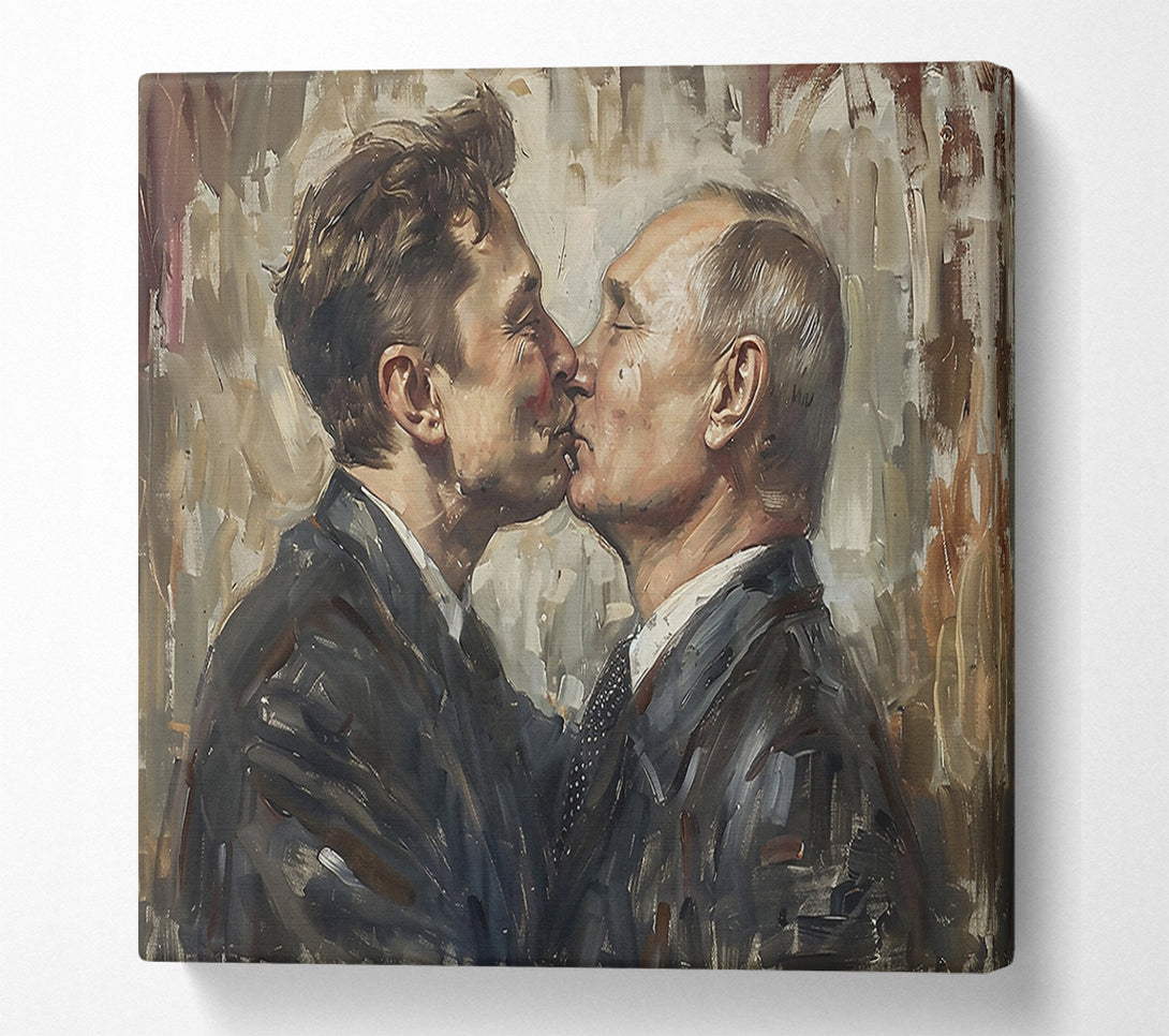  A Canvas Print of Graying Embrace Canvas Print