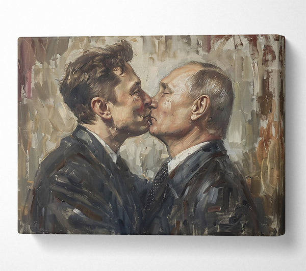  A Canvas Print of Graying Embrace Canvas Print