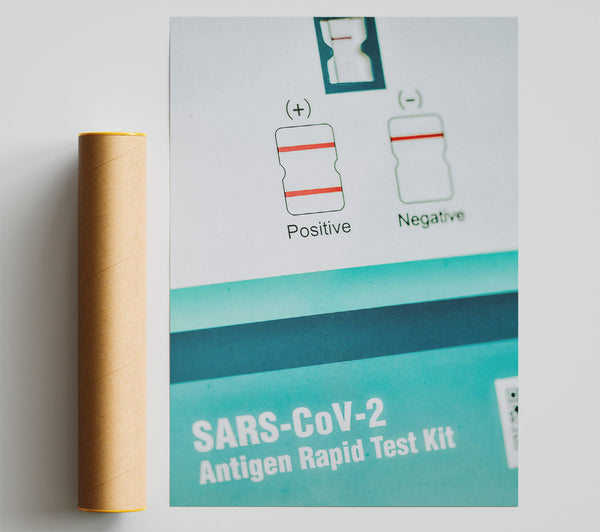 Teal Positive Result Giclee Print