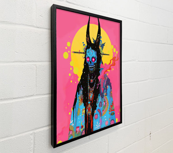Pink Cosmic Skull