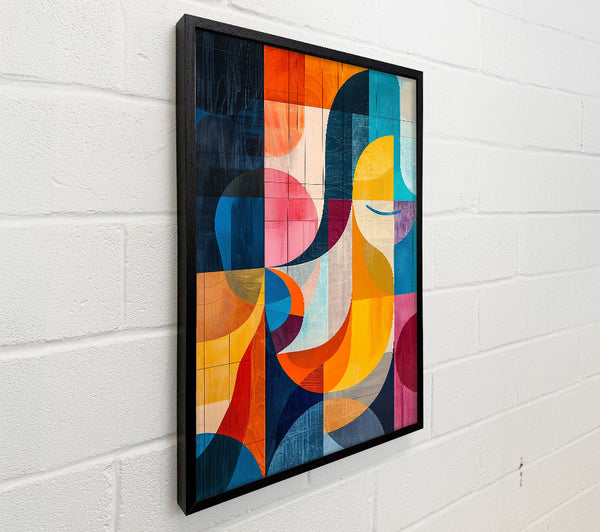 Blue Geometric Harmony