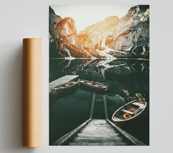 Golden Hour Reflections Giclee Print