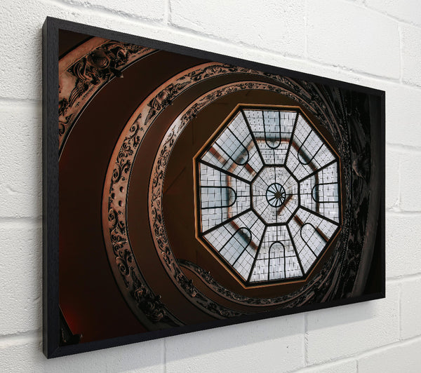 Brown Glass Spiral