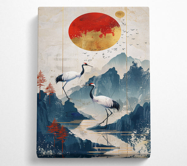  A Canvas Print of Chinese Painting Canvas Art
