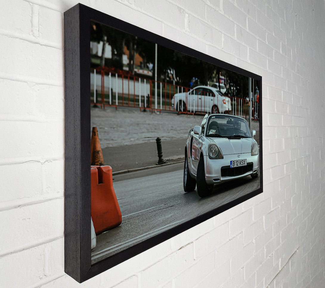  A Canvas Print of Silver City Roadster Canvas Wall Art