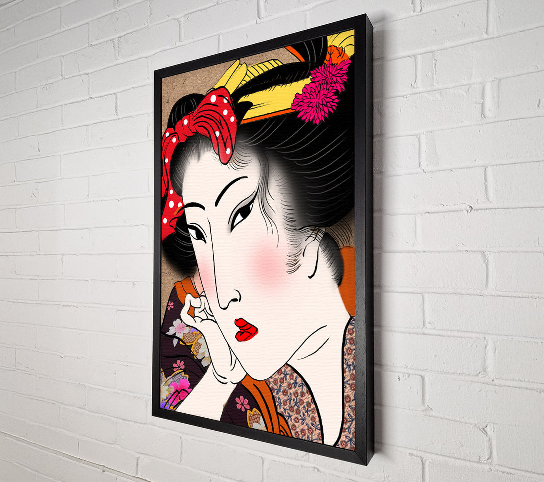 A Canvas Print of Chinese Woman Canvas Wall Art